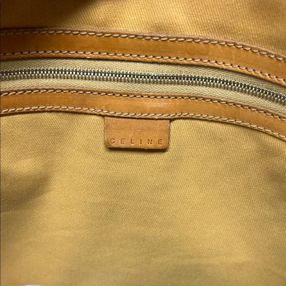 ❤️Sold❤️Celine Macadam suede leather embossed Tote Bag - Picture 5 of 8